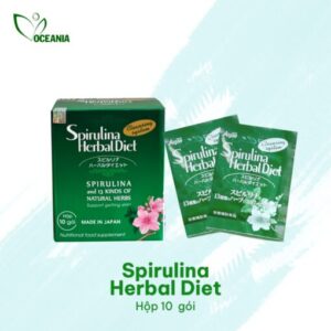 Tảo Spirulina Herbal Diet 20gr /hộp (2gr/ gói x 10 gói )